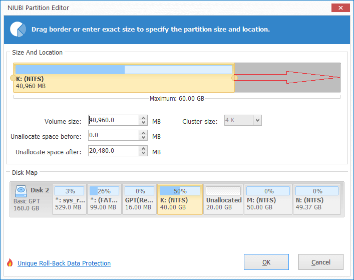 Extend K
