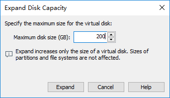 Enter size