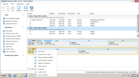 Partition tool